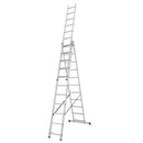 Алуминиева трираменна стълба Krause Corda 3x11, подходяща за професионална и домашна употреба.