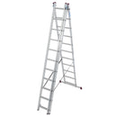 Алуминиева трираменна стълба KRAUSE Corda 3x11, подходяща за професионална и домашна употреба.