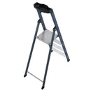 Алуминиева елоксирана стълба KRAUSE SePRO S 3+1 с ергономична поставка и неплъзгаща платформа