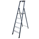 Алуминиева елоксирана стълба KRAUSE SеPRO S 4+1 от серия MONTO с голяма неплъзгаща платформа и ергономична поставка за инструменти.