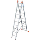 Алуминиева трираменна стълба KRAUSE Tribilo, идеална за професионална и домашна употреба, с множество конфигурации.