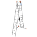 Трираменна алуминиева стълба KRAUSE Tribilo, идеална за професионална и домашна употреба, с различни конфигурации.