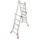 Алуминиева телескопична стълба KRAUSE TELEMATIC, подходяща за различни приложения с патентована система ClickMatic.