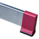 Стабилна основа на сгъваема алуминиева стълба KRAUSE CORDA 4x3 с червена защита от хлъзгане