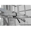 Детайл на закрепване на парапетна рамка за скеле ProTec XXL, оригинални немски аксесоари с 5 години гаранция.