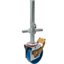 Колело за скеле с резба и спирачка, идеално за стабилни конструкции.