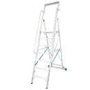 Складова стълба с платформа KRAUSE STABILO 7, предназначена за безопасно изкачване и работа на височина.