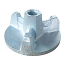 Гайка за кофражни шпилки с три крила и диаметър 110мм, изработена от стомана.