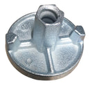 Кофражна гайка ф18мм с три крила, диаметър 90мм, използва се за стоманен и дървен кофраж.