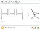 Купи Посетителска пейка Милано 3 за 329 лв. само от Nika.bg