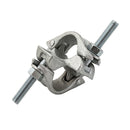 Жабка правоъгълна кована за тръбно скеле с цинково покритие и стоманена конструкция.