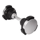 Комплект дръжки със защита за деца, изработен от полиамид и неръждаема стомана, подходящ за басейни и площадки.