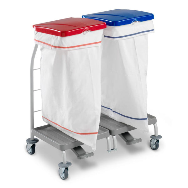 Купи Количка за разделно събиране на спално бельо с капак и педал Dust за 653.33 лв. само от Nika.bg