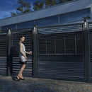 Купи Дизайнерска LED лампа за оградна врата - цвят сив за 124.55 лв. само от Nika.bg