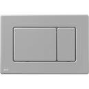 Бутон за вградено тоалетно казанче AlcaPlast M279 Антивандал - INOX, с две действия за промиване.