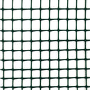 ПВЦ мрежа Quadra 20 с квадратна структура, подходяща за уплътняване на балкони и тераси.