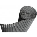 Купи PVC покривало за огради, балкони и тераси модел Бамбук - двойни ламели H=1.50 x L=3.0 m Цвят сив за 79.99 лв. само от Nika.bg