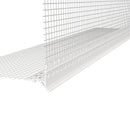 Откапващ LTDU профил с невидим ръб и стъклена мрежа, идеален за довършителни мазилки.