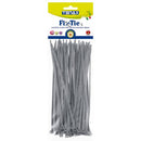 Кабелни превръзки с дължина 200 мм, 50 бр. сиви, TENAX, идеални за захващане на покривала и мрежи.