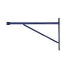 Парапет краен за фасадно рамково скеле, син цвят, 600мм, с модулна конструкция за зидарски работи.