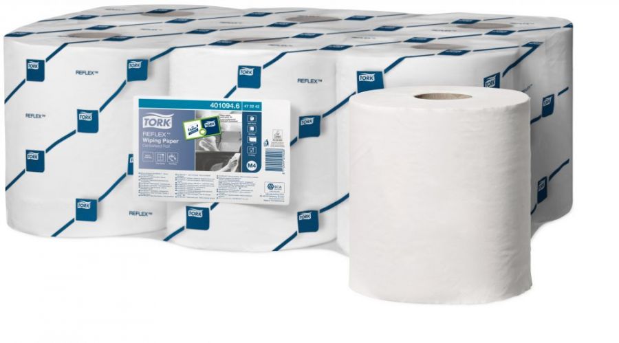Купи Tork Домакинска хартиена ролка Reflex Wiping Paper M4 – system M4 за 118.02 лв. само от Nika.bg