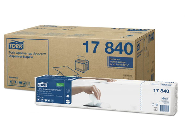 Купи Tork Салфетки за маса Xpressnap Snack – system N10 за 173.56 лв. само от Nika.bg