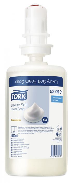 Купи Tork Сапун на пяна луксозен Luxury Soft Foam Soap – system S4, 6 х 1 литър за 194.7 лв. само от Nika.bg