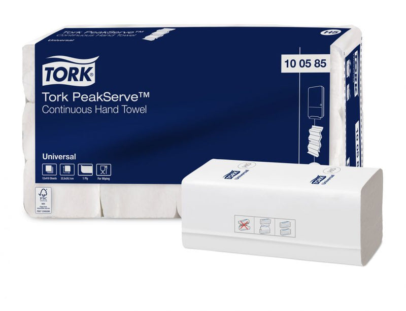 Купи Tork Сгънати кърпи PeakServe™ Continuous, system H5 за 181.86 лв. само от Nika.bg