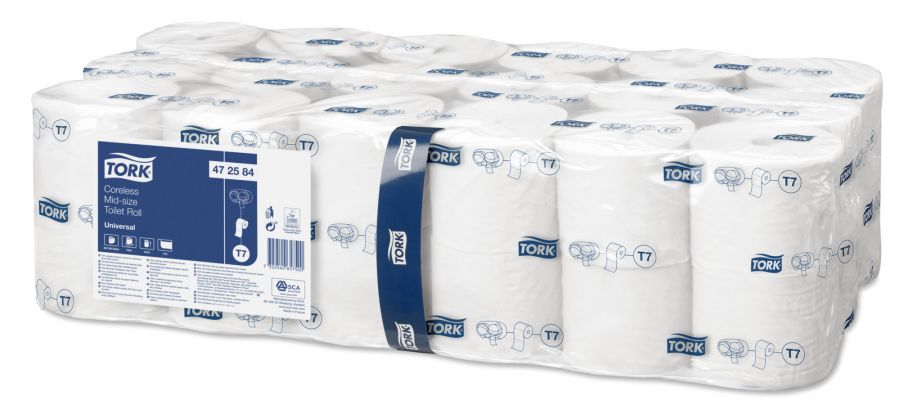Купи Tork Тоалетна хартия Universal Coreless Mid-Size, System Т7,1 пл. за 169.71 лв. само от Nika.bg