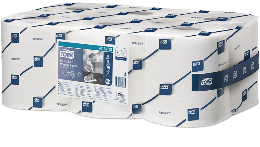 Купи Tork Домакинска хартиена ролка Reflex Wiping Paper – system M4 за 106.35 лв. само от Nika.bg