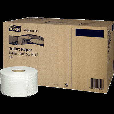 Купи Tork Тоалетна хартия на ролка Advanced Toilet Mini Jumbo Roll – system T2 за 100.47 лв. само от Nika.bg