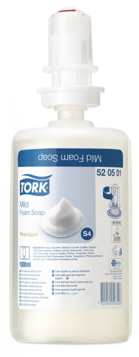 Купи Tork Сапун на пяна за ръце Mild Foam Soap– system S4, 6 х 1 литър за 171.33 лв. само от Nika.bg