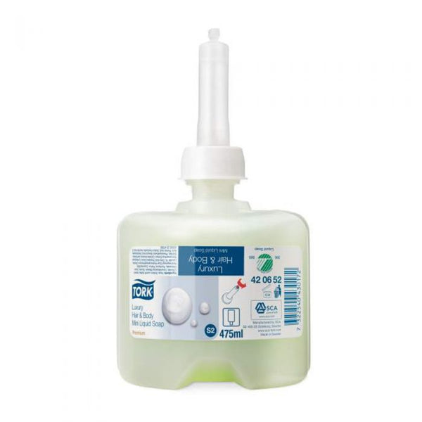 Купи Tork Шампоан за коса и тялo Лукс Premium Lux H&B S2– system S2, 8 х 500 мл. за 94.49 лв. само от Nika.bg