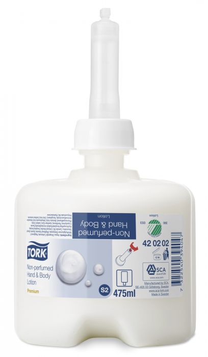 Купи Tork Лосион за ръце и тяло Premium Lotion Hand & Body Dry & Sensitive Skin – system S2, 8 х 500 мл за 145.78 лв. само от Nika.bg