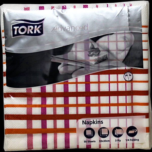 Купи Салфетки за маса Tork Terrakotta, IceBlue 33 х 33 см за 9.9 лв. само от Nika.bg