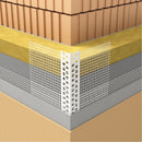 Ъгъл PVC с оранжева мрежа Vertex 10х15 мм за топлоизолационни системи.