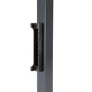 Полиамиден насрещник за брава LOCINOX, монтаж за квадратни профили 40 х 40 мм.