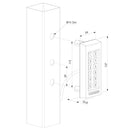 Купи Клавиатура за контрол на достъпа SLIMSTONE - цвят сив за 395.45 лв. само от Nika.bg