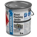 Течна хидроизолация Alsan Flashing Jardin в кофа от 5 кг за защита на труднодостъпни повърхности.