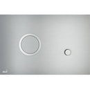 Бутон за вградено тоалетно казанче STING в метал-матов дизайн с механично изплакване.