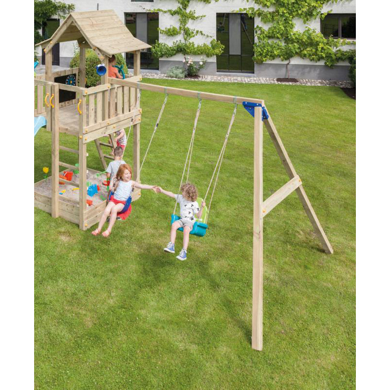 Купи Детски дървен модул за игра модел SWING, Blue Rabbit 2.0 KBT за 689.99 лв. само от Nika.bg
