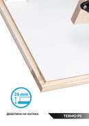 Детайл на стълба OMAN TERMO с дебелина на капака 26 мм, показваща конструкция и качество.