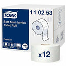 Купи Тоалетна хартия на ролка Tork Premium Toilet Paper Mini Jumbo Soft – system T2 за 114.17 лв. само от Nika.bg