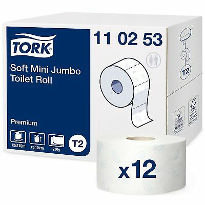 Купи Тоалетна хартия на ролка Tork Premium Toilet Paper Mini Jumbo Soft – system T2 за 114.17 лв. само от Nika.bg