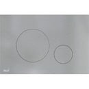 Бутон за вградено тоалетно казанче TURN с два кръга, метал-мат полиран, производител AlcaPlast