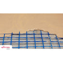 Мрежа за подови замазки Vertex G96 с тънък слой хоросан върху синя PVC мрежа.