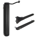 Автомат за затваряне на врати VERTICLOSE 2 - черен, компоненти за монтаж и настройка.