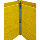 Метален ъглов профил от поцинкована стомана, използван за вертикално кофражно строителство.