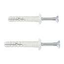 Пирони дюбели с широка яка SMK 6х80 мм, пакет от 100 броя, изработени от найлон.